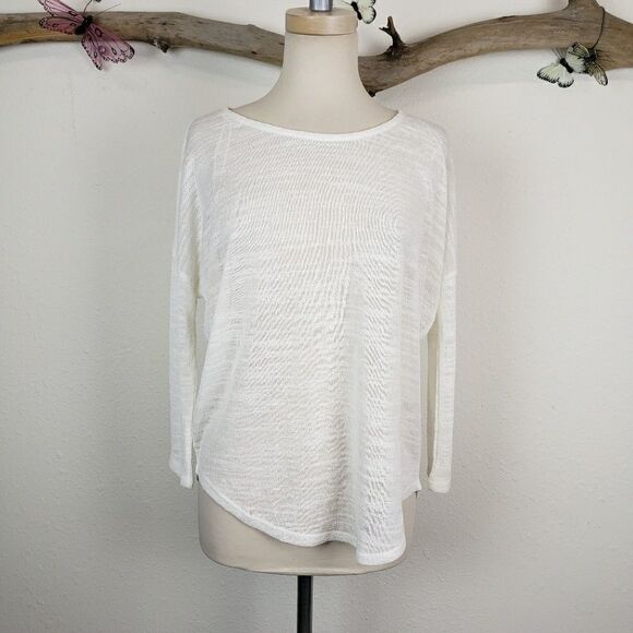 Olive & oak lightweight burnout sweater - Picture 2 of 8